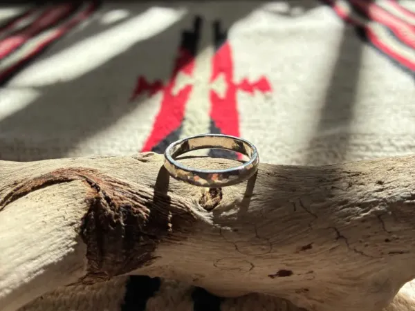 槌目リング(シルバー)の画像